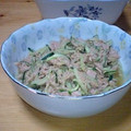 こうみゆう's cooksnap of when they made 夏向き！きゅうりとツナの簡単和え物。.