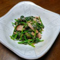 ポキコちゃん's cooksnap of when they made みずの実（コブ）とほうれん草のツナ和え.