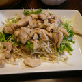 dorariko's cooksnap of when they made 鶏むね肉のもやし蒸し　梅だれかけ.