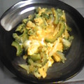 ｍｉ－ｓｕｋｅ's cooksnap of when they made 簡単❤ゴーヤの卵炒め.