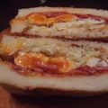 ひたひたクン's cooksnap of when they made ボリューム満点！目玉焼きのサンドイッチ☆.