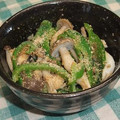 chokomi513's cooksnap of when they made ピーマンとしめじの胡麻和え.