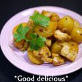 putimiko's cooksnap of when they made 鶏肉じゃが芋のハニーマスタードソース炒め.