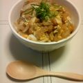 ａｉぼﾝ's cooksnap of when they made 一人ご飯に♪簡単たぬき丼♪.