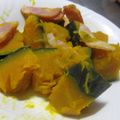 ちばたま's cooksnap of when they made かぼちゃのベーコン煮.