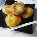 コーヒーたん's cooksnap of when they made みたらし団子？！なモチモチ芋もち.