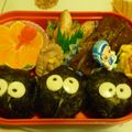 勝手に菜々子's cooksnap of when they made まっくろくろすけ弁当♡(キャラ弁).