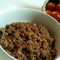 airyouyuu's cooksnap of when they made 黒糖生姜の鶏そぼろ.