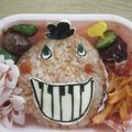 3姉妹ちゃんママ's cooksnap of when they made でこぼこフレンズ♪ケンバーン♪キャラ弁.