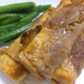 noriko1708's cooksnap of when they made 節約ﾒｲﾝ☆がっつり厚揚げの豚肉巻き.