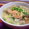 mihiGT's cooksnap of when they made 【魚】　シャケのアラ煮汁.