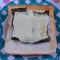 moruchama's cooksnap of when they made のりチーズトースト.