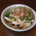 ロシアン's cooksnap of when they made オクラとささみの梅和え.