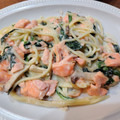なお★3's cooksnap of when they made 鮭ときのこのクリームパスタ.