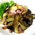 モコブーママ's cooksnap of when they made 黒胡椒ピリ！ナスとベーコンのにんにく炒め.