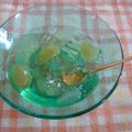 Nekozame's cooksnap of when they made ゼリーにワインをかけるだけの簡単デザート.