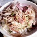 さかみや♪'s cooksnap of when they made ゴボウとベーコンのさっぱり炒め煮丼.
