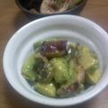 kuishinboF's cooksnap of when they made ✿タコとアボカドのニンニク醤油✿.