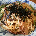 徹嫁っち's cooksnap of when they made きのこと山菜の和風パスタ.