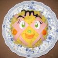あつき翔's cooksnap of when they made メロンパンナちゃん　ちらしずし♪.