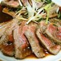 valuca's cooksnap of when they made 牛もも肉のたたき.