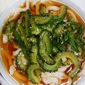 まな姫's cooksnap of when they made 香味★ゴーヤ冷やしうどん.