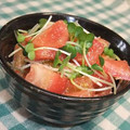 chokomi513's cooksnap of when they made トマトと貝割れの中華風サラダ.