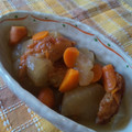 枝豆コロ助's cooksnap of when they made 冬瓜と人参と野菜天の煮物.