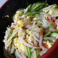 脩ﾏﾏ's cooksnap of when they made ☆卵ともやしときゅうりの中華風サラダ☆.