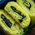 花いちもん's cooksnap of when they made ◆味のり『極』で、うずまき卵焼き◆.