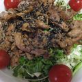 あっこりんママ's cooksnap of when they made ✿豚肉とキャベツでジュ～ジュ～肉サラダ✿.