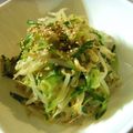 こうまさmam's cooksnap of when they made レンジで！もやしナムル☆キュウリ編.