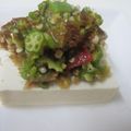 kikko♪'s cooksnap of when they made おくら＆梅＆鰹節☆たたいてのせて.