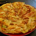 トクライ's cooksnap of when they made 材料3つ♪たまねぎの和風オムレツ.