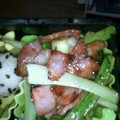 ちかぽん０８０３'s cooksnap of when they made お弁当☆青梗菜とベーコンのオイスター炒め.