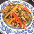 ふじくら's cooksnap of when they made 豚肉で・・チンジャオロース?!.