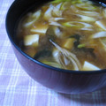 ゆみにゃむ's cooksnap of when they made とうふとわかめのみそ汁.