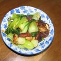 料理父さん's cooksnap of when they made 生しいたけとチンゲン菜のバター醤油味.