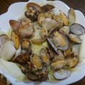 みとー's cooksnap of when they made キャベツとあさりのレンジで白ワイン蒸し.