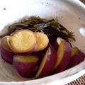 cafe0305's cooksnap of when they made さつまいもと刻み昆布の煮物.