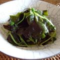cafe0305's cooksnap of when they made ラー油ｄｅわかめとセロリのピリ辛炒め.