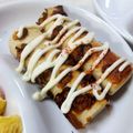 zakkiiM's cooksnap of when they made なにもない時のおつまみ　焼きちくわ.