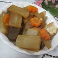 miyuki12's cooksnap of when they made レンチンで作る☆大根と厚揚げの煮物.