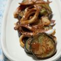 ピンクのたまご's cooksnap of when they made イカとナスのこってり味噌炒め.
