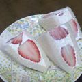 ひろちゃん☆ママ's cooksnap of when they made 詳し～い！喫茶店のいちごサンドのレシピ♡.