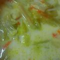 ロビ蔵's cooksnap of when they made 冷めたフライドポテトでコンソメスープ♪.