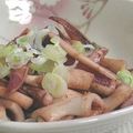umemodoki's cooksnap of when they made 適量で簡単に♪イカのオイスターソース炒め.