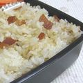 umemodoki's cooksnap of when they made 見た目ぶさいくな、醤油ベーコンおにぎり.