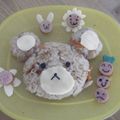 3姉妹ちゃんママ's cooksnap of when they made おべんとウィンナー☆（キャラ弁）.