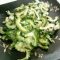 ゆらら１７'s cooksnap of when they made にがうりのチーズ焼き。.